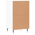 Miniatyrbilde 7 av 11: vidaXL Skjenk hvit 40x35x70 cm konstruert tre