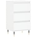Miniatyrbilde 1 av 11: vidaXL Skjenk hvit 40x35x70 cm konstruert tre