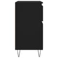 Miniatyrbilde 7 av 11: vidaXL Skjenk svart 60x35x70 cm konstruert tre