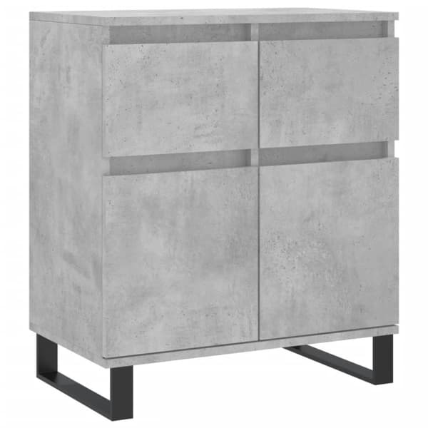 vidaXL skænk 60x35x70 cm konstrueret træ betongrå