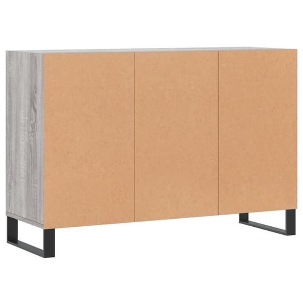 vidaXL Skjenk grå sonoma 103,5x35x70 cm konstruert tre