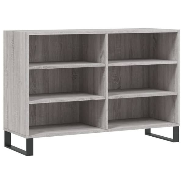 vidaXL Skjenk grå sonoma 103,5x35x70 cm konstruert tre