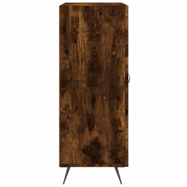 vidaXL Skjenk røkt eik 69,5x34x90 cm konstruert tre