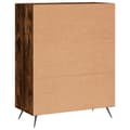 Miniatyrbilde 8 av 11: vidaXL Skjenk røkt eik 69,5x34x90 cm konstruert tre