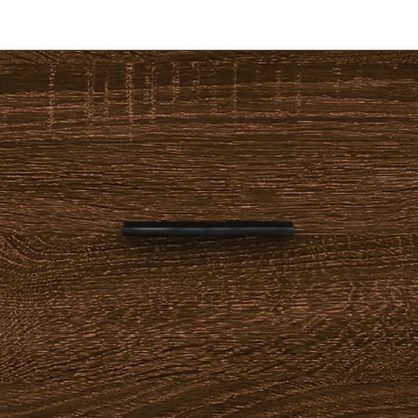 vidaXL skab 69,5x31x115 cm konstrueret træ brun sonoma-eg