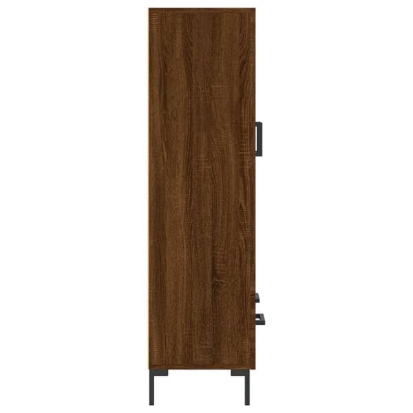 vidaXL skab 69,5x31x115 cm konstrueret træ brun sonoma-eg