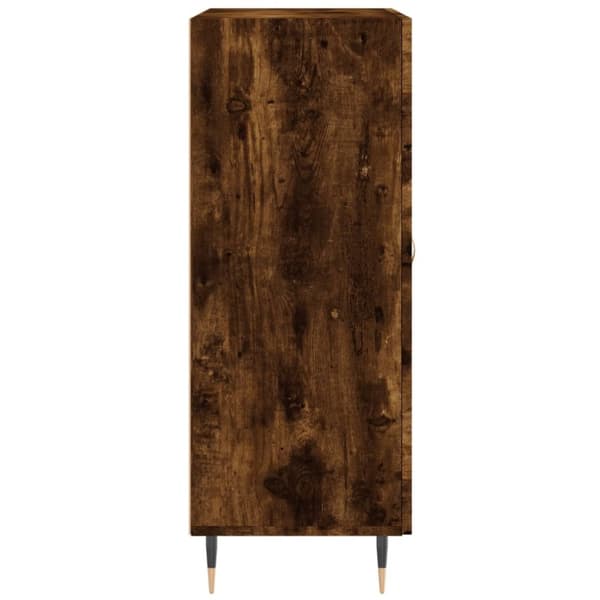 vidaXL Skjenk røkt eik 69,5x34x90 cm konstruert tre