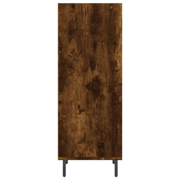 vidaXL Skjenk røkt eik 34,5x32,5x90 cm konstruert tre