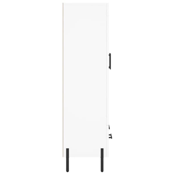 vidaXL Högskåp vit 69,5x31x115 cm konstruerat trä
