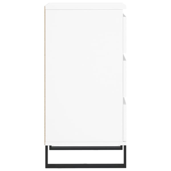 vidaXL Byrå vit 40x35x70 cm konstruerat trä