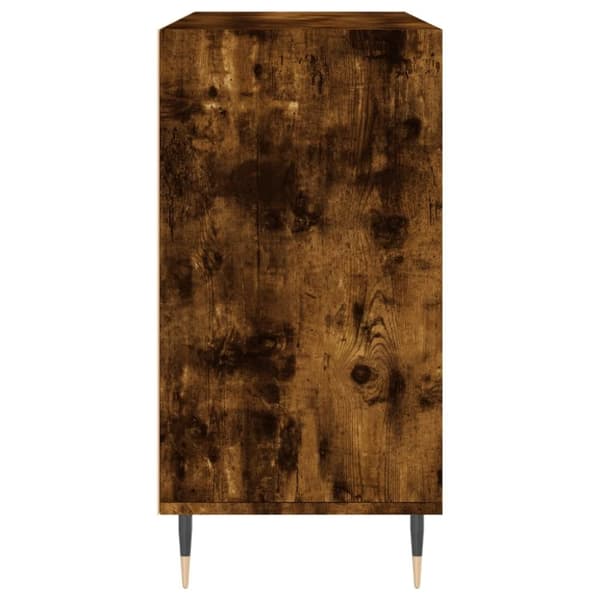 vidaXL Skjenk røkt eik 103,5x35x70 cm konstruert tre