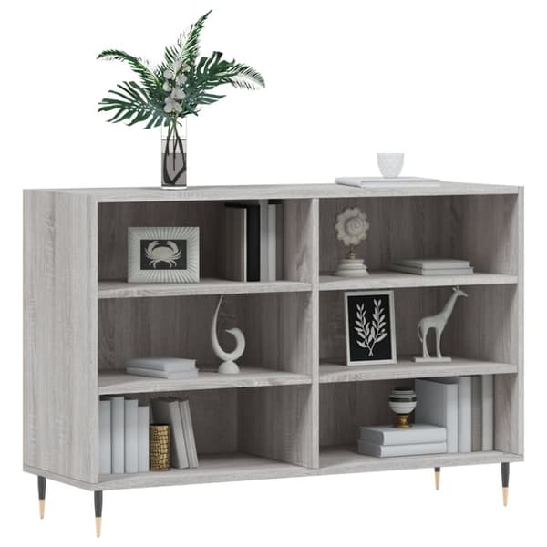 vidaXL Skjenk grå sonoma 103,5x35x70 cm konstruert tre