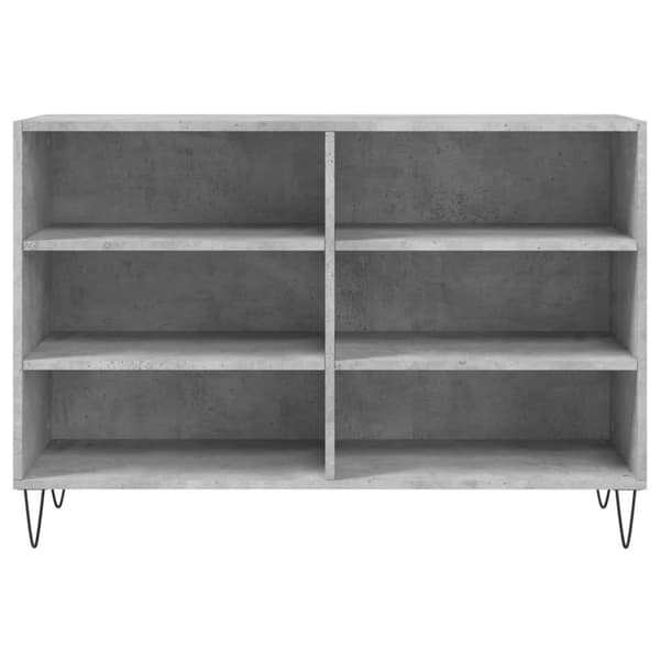 vidaXL Skänk betonggrå 103,5x35x70 cm konstruerat trä