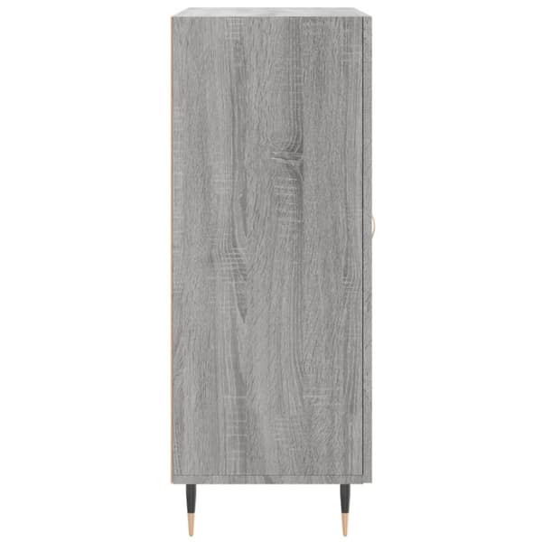 vidaXL Skjenk grå sonoma 69,5x34x90 cm konstruert tre