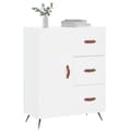 Miniatyrbild 2 av 11: vidaXL Skåp vit 69,5x34x90 cm konstruerat trä