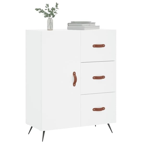 vidaXL Skåp vit 69,5x34x90 cm konstruerat trä