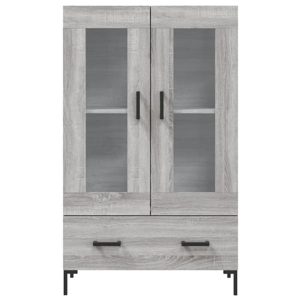 vidaXL skab 69,5x31x115 cm konstrueret træ grå sonoma-eg