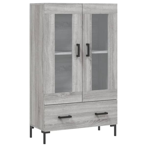 vidaXL skab 69,5x31x115 cm konstrueret træ grå sonoma-eg