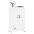 Miniatyrbillede 3 af 11: vidaXL skab 69,5x31x115 cm konstrueret træ hvid