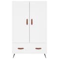 Miniatyrbillede 5 af 11: vidaXL skab 69,5x31x115 cm konstrueret træ hvid