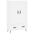 Miniatyrbillede 1 af 11: vidaXL skab 69,5x31x115 cm konstrueret træ hvid