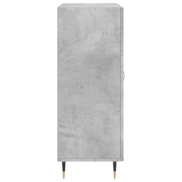 vidaXL skænk 69,5x34x90 cm konstrueret træ betongrå