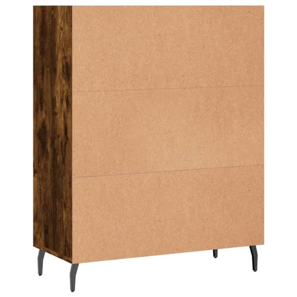 vidaXL skab 69,5x32,5x90 cm konstrueret træ røget sonoma-eg