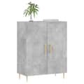 Pikkukuva 3 / 11: vidaXL Senkki betoninharmaa 69,5x34x90 cm tekninen puu
