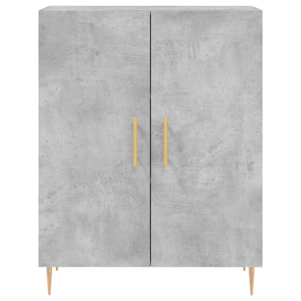 vidaXL Senkki betoninharmaa 69,5x34x90 cm tekninen puu