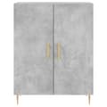 Pikkukuva 5 / 11: vidaXL Senkki betoninharmaa 69,5x34x90 cm tekninen puu