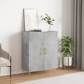 Pikkukuva 2 / 11: vidaXL Senkki betoninharmaa 69,5x34x90 cm tekninen puu