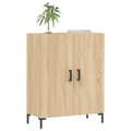 Miniatyrbilde 3 av 11: vidaXL Skjenk sonoma eik 69,5x34x90 cm konstruert tre