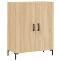 Miniatyrbilde 1 av 11: vidaXL Skjenk sonoma eik 69,5x34x90 cm konstruert tre