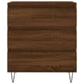 Miniatyrbilde 5 av 11: vidaXL Skjenk brun eik 60x35x70 cm konstruert tre