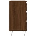 Miniatyrbilde 7 av 11: vidaXL Skjenk brun eik 60x35x70 cm konstruert tre