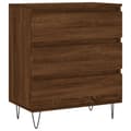 Miniatyrbilde 1 av 11: vidaXL Skjenk brun eik 60x35x70 cm konstruert tre