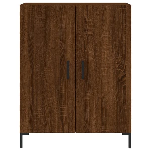 vidaXL skænk 69,5x34x90 cm konstrueret træ brun egetræsfarve