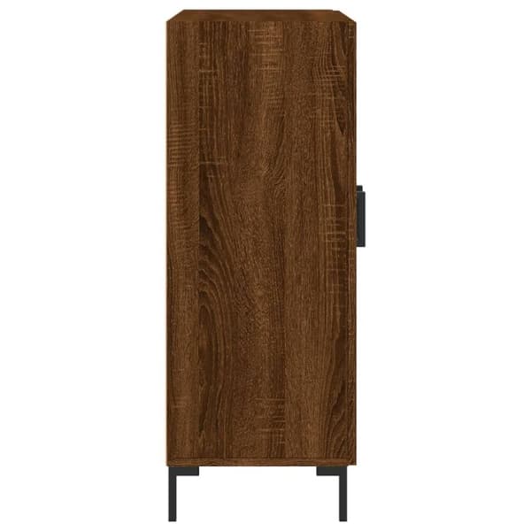 vidaXL skænk 69,5x34x90 cm konstrueret træ brun egetræsfarve