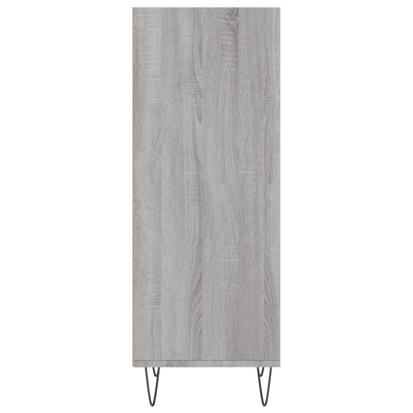 vidaXL Senkki harmaa Sonoma 34,5x32,5x90 cm tekninen puu