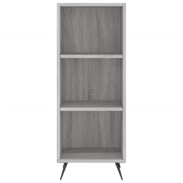 vidaXL hyldeskab 34,5x32,5x90 cm konstrueret træ grå sonoma-eg