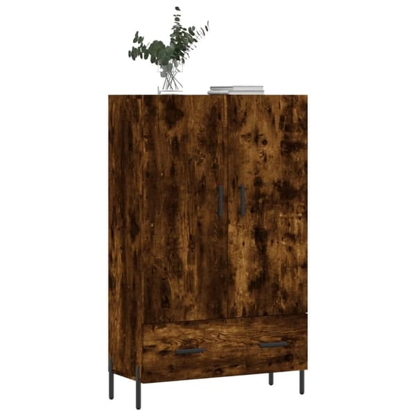vidaXL skab 69,5x31x115 cm konstrueret træ røget sonoma-eg
