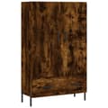 Miniatyrbillede 1 af 11: vidaXL skab 69,5x31x115 cm konstrueret træ røget sonoma-eg