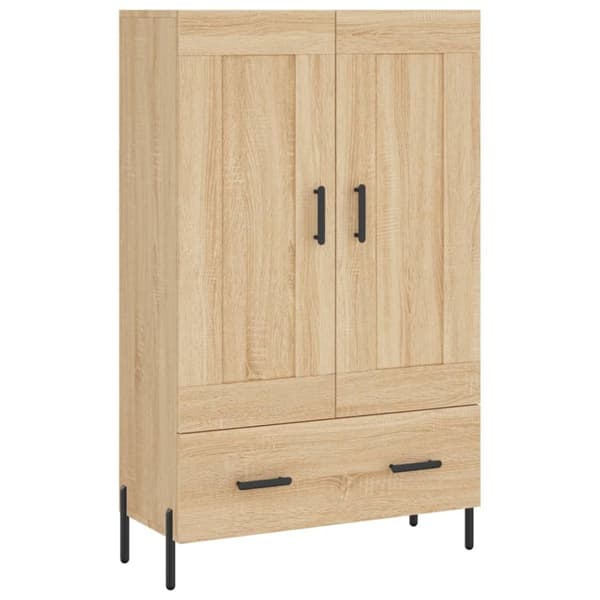 vidaXL Highboard sonoma eik 69,5x31x115 cm konstruert tre
