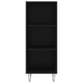 Miniatyrbilde 4 av 10: vidaXL Skjenk svart 34,5x32,5x90 cm konstruert tre