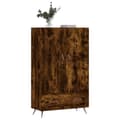 Miniatyrbilde 4 av 11: vidaXL Highboard røkt eik 69,5x31x115 cm konstruert tre