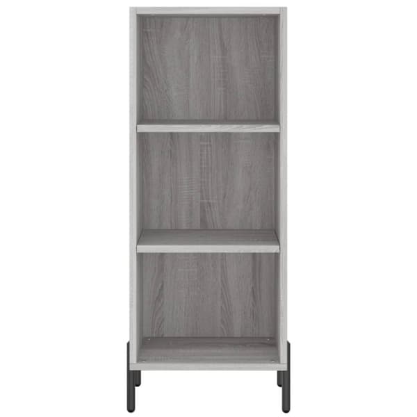 vidaXL Senkki harmaa Sonoma 34,5x32,5x90 cm tekninen puu