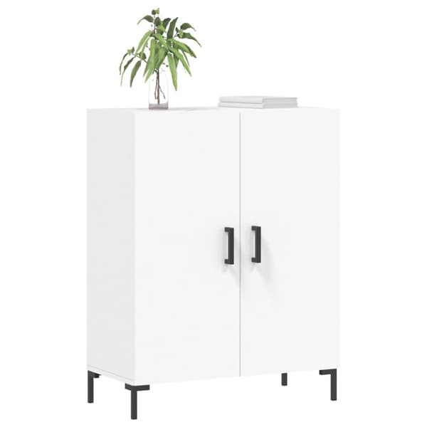 vidaXL Skåp vit 69,5x34x90 cm konstruerat trä