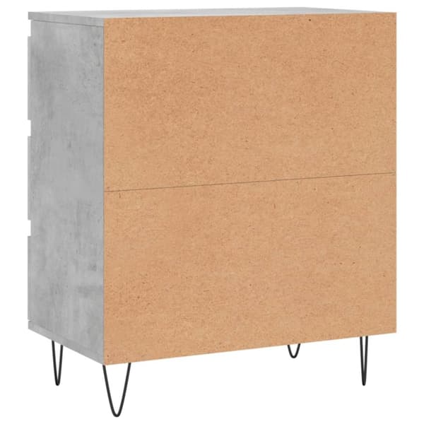 vidaXL Senkki betoninharmaa 60x35x70 cm tekninen puu