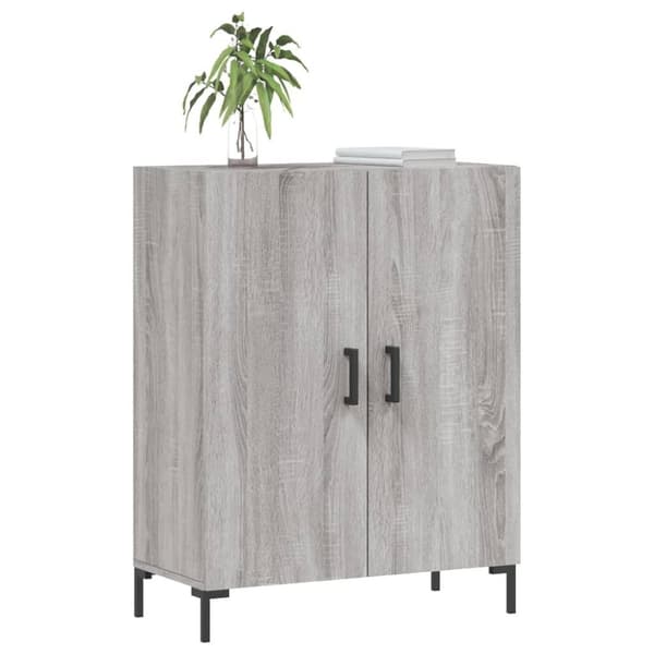vidaXL Senkki harmaa Sonoma 69,5x34x90 cm tekninen puu