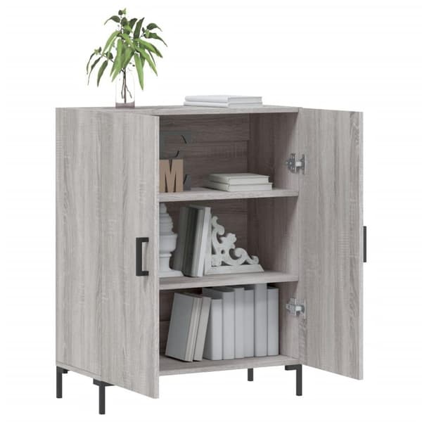 vidaXL Senkki harmaa Sonoma 69,5x34x90 cm tekninen puu
